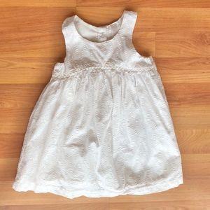 Toddler Spring or Summer Dress White